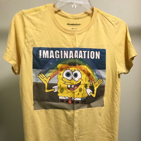 NICKELODEON, Small SpongeBob Yellow Shirt - Picture 1 of 4